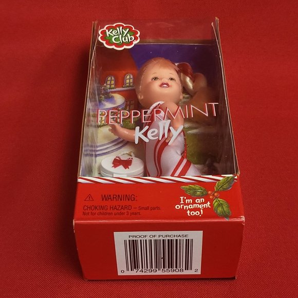 Peppermint Kelly Kelly Club Doll Ornament Mattel 2001 - Picture 5 of 12